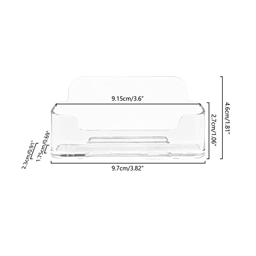 Modern HSYMQ Acrylic Business Card Holder for Desk, Clear Plastic Collection