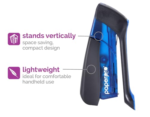 Modern PaperPro Compact Classic Desktop Stapler, 15 Sheet Capacity, No Set