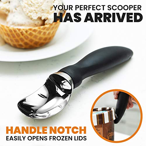 Eco-Friendly Spring Chef Heavy Duty Ice Cream Scoop with Comfortable Handle Set